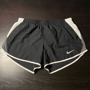 Nike Women's Black and White Athletic Shorts size M